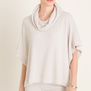 Barefoot Dreams CozyChic Women’s Ultra Lite Cowl Neck Poncho Sweater XXS/XS